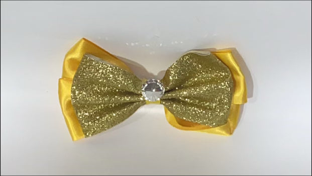 Gold Double Bow