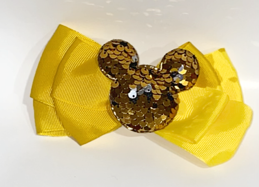 Yellow Mouse Bow