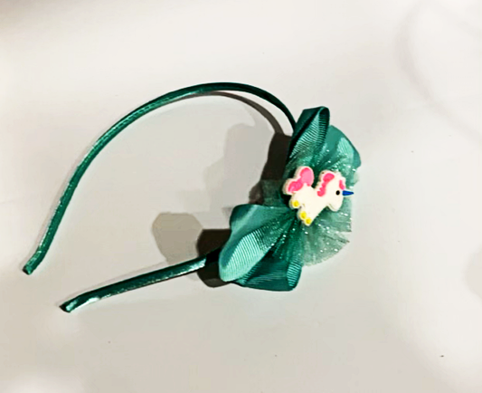 Green Unicorn Headband