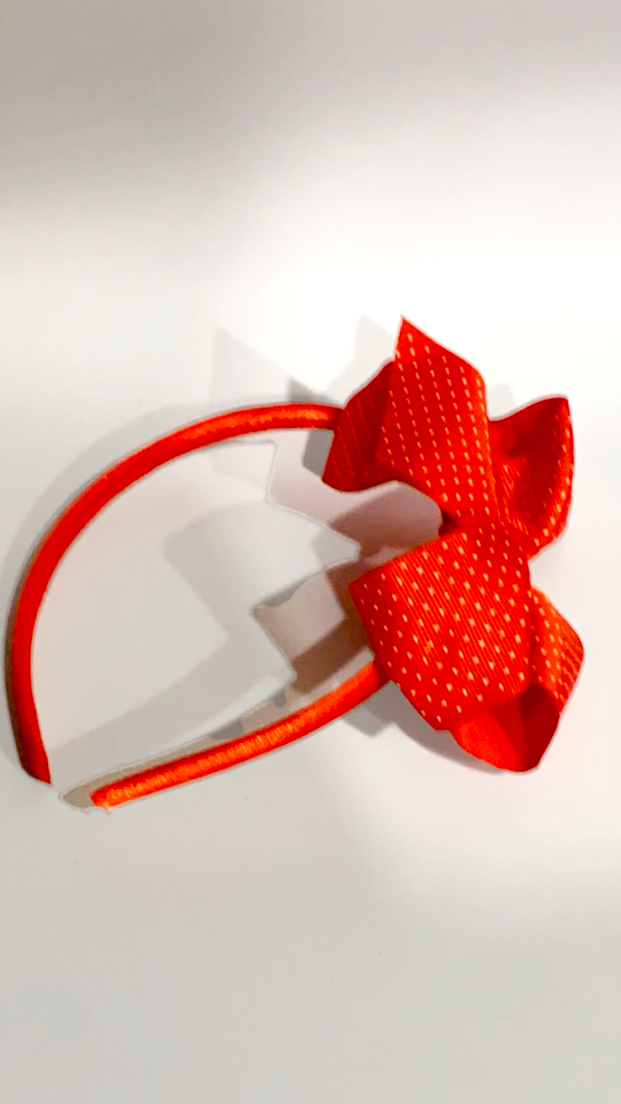 Red Polka Dot Headband